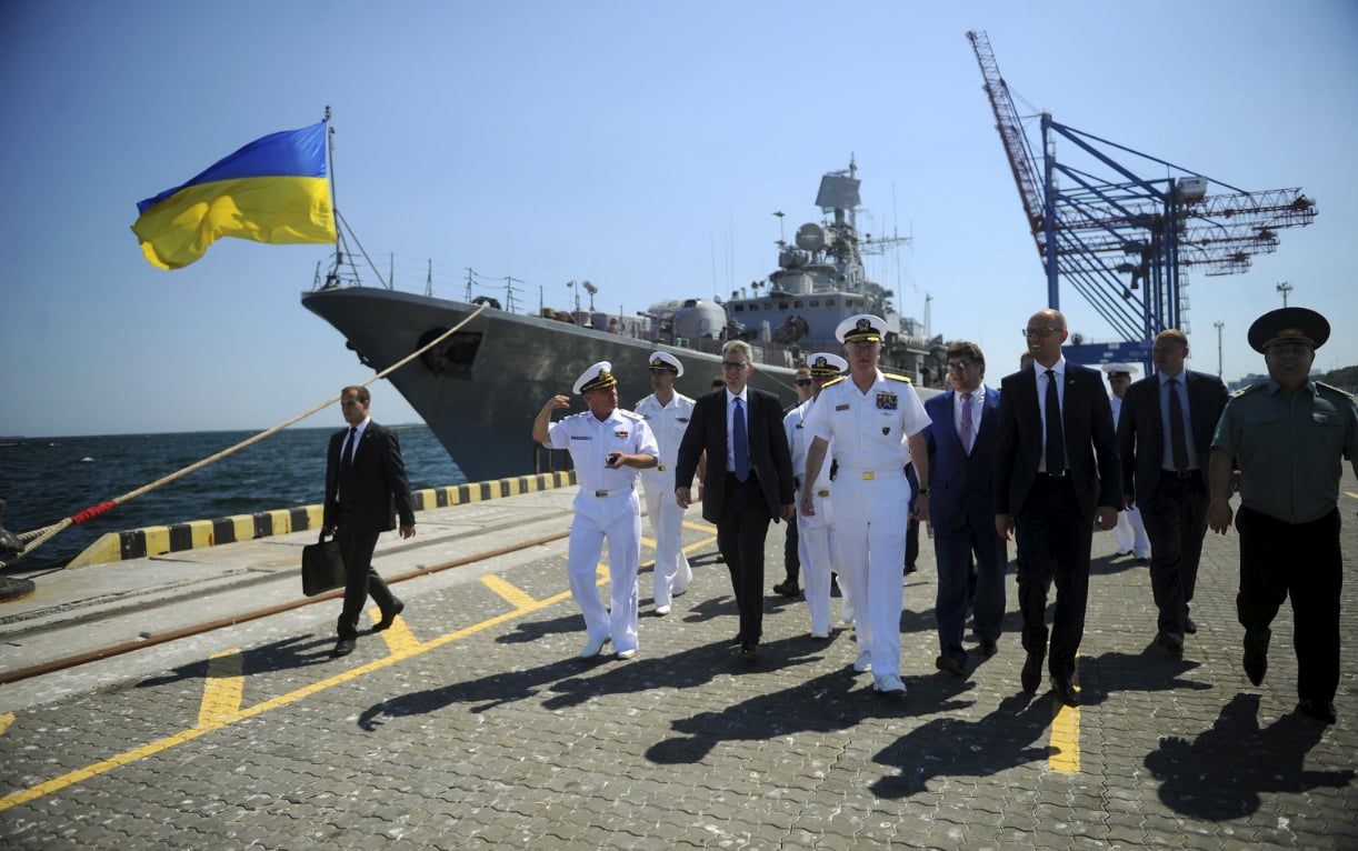 The Ukrainian Navy Scuttled Its Flagship To Prevent Its Capture | The ...